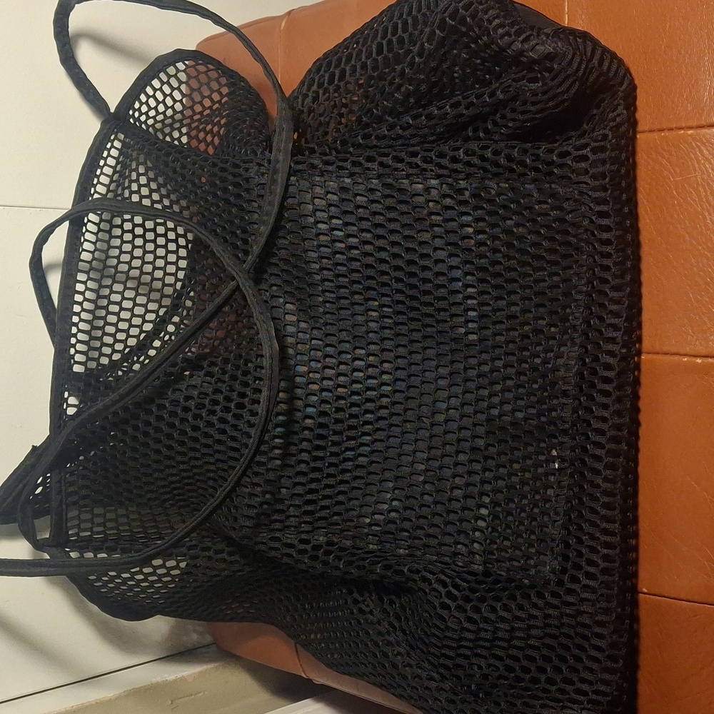 Hoxis Black Mesh Tote